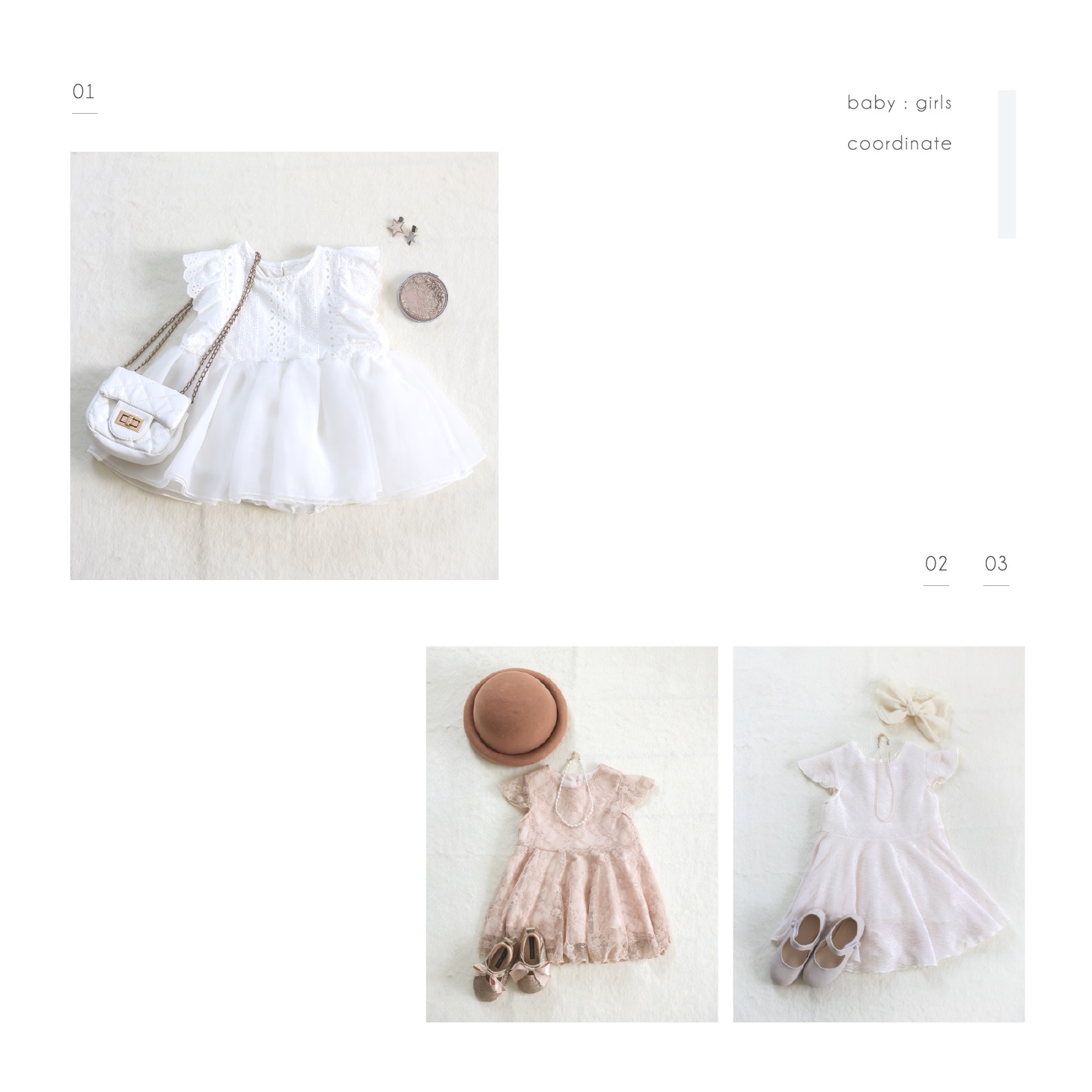 ユニア Unia メモリス Memoris 白壁店 写真 女の子 スタジオ 衣装 着物 七五三 ７５３ カジュアル 洋服