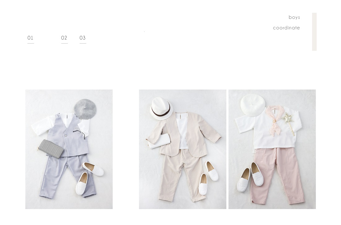 ユニア Unia メモリス Memoris 新瑞橋店 写真 男の子 スタジオ 衣装 着物 七五三 ７５３ カジュアル 洋服